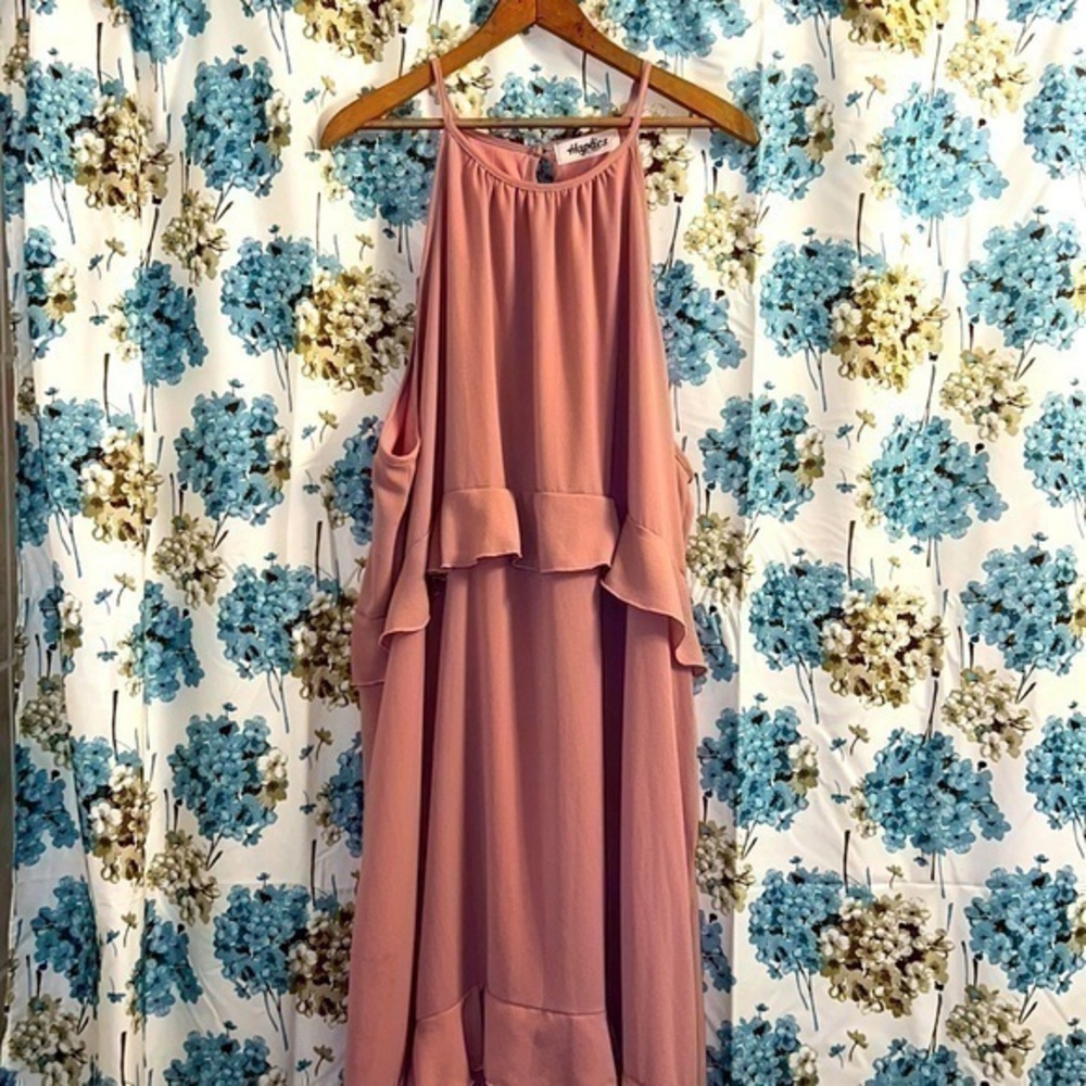 Haptics by Holly Harper mauve dress bridesmaid